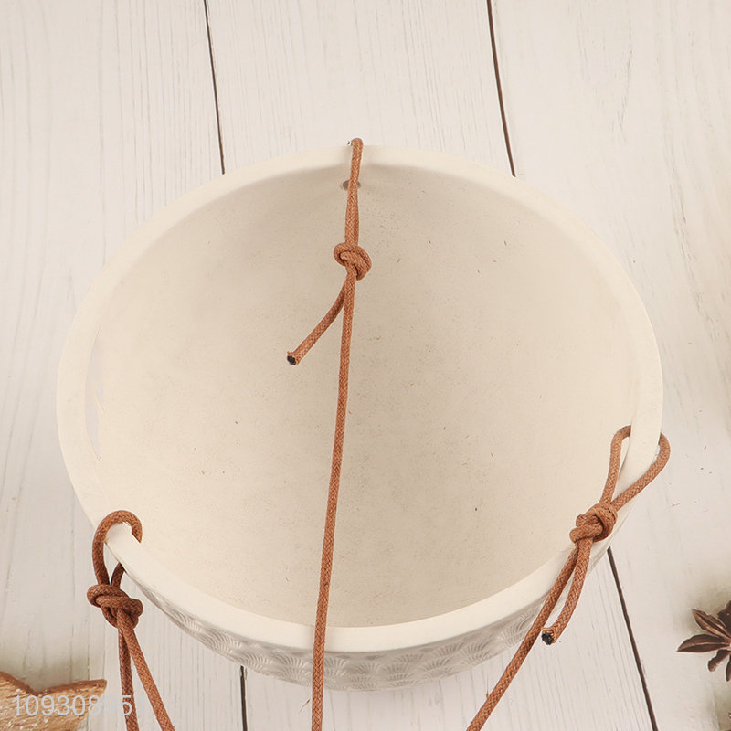 China wholesale ceramic hanging flower pot plants pot