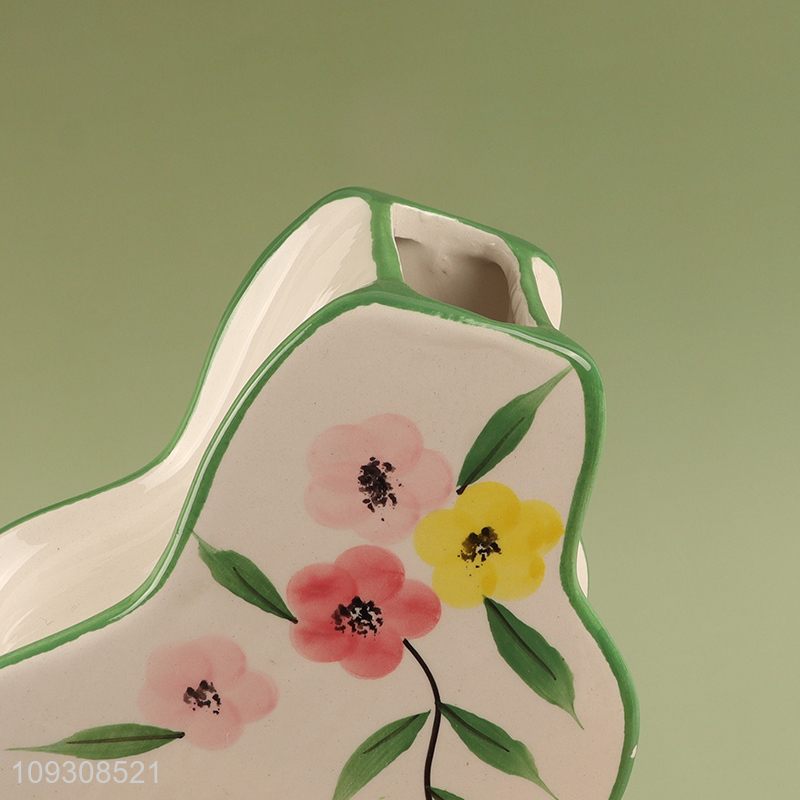 Popular products ceramic flower vase hydroponic vase