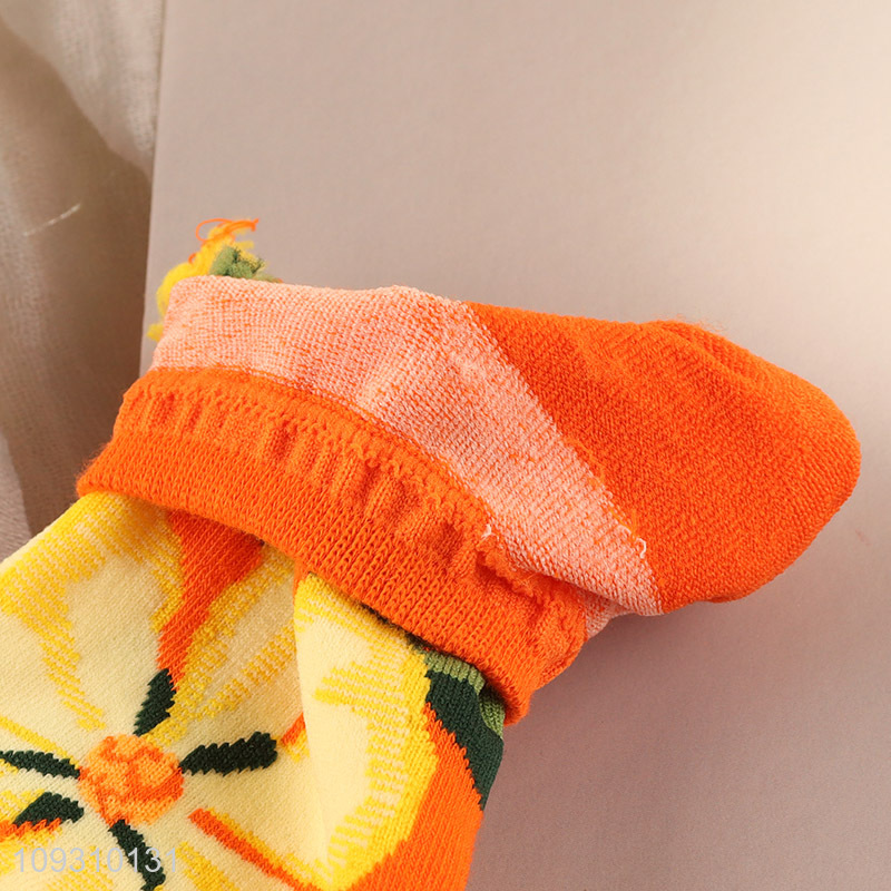 Yiwu market fashion cotton socks women ankle socks