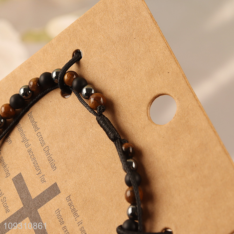 Good selling fashion jewelry stone beaded bracelet wholesale