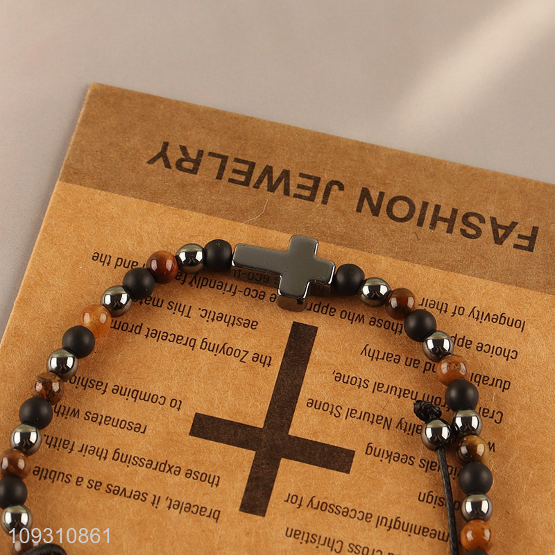 Good selling fashion jewelry stone beaded bracelet wholesale