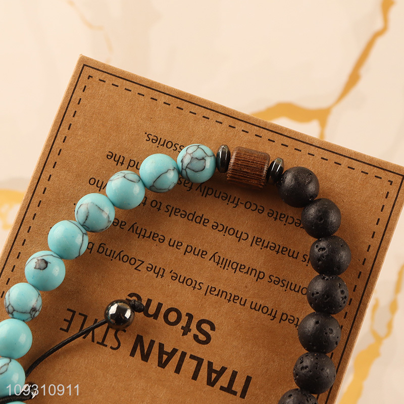 Best sale fashion jewelry stone beaded bracelet