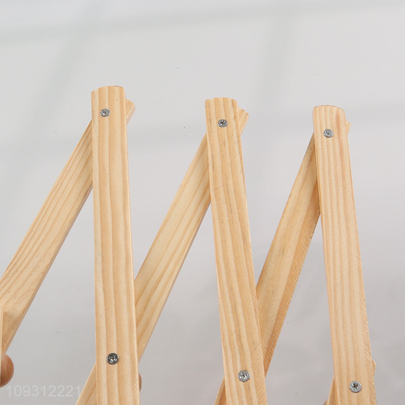 Hot products wooden expandable coat hanger for household