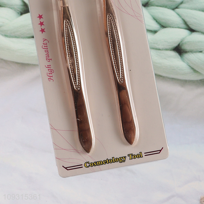 New product 2pcs eyebrow tweezers eyebrow clamps set