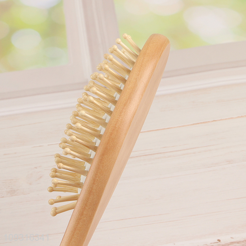 China products wooden wide teeth hair comb hair brush