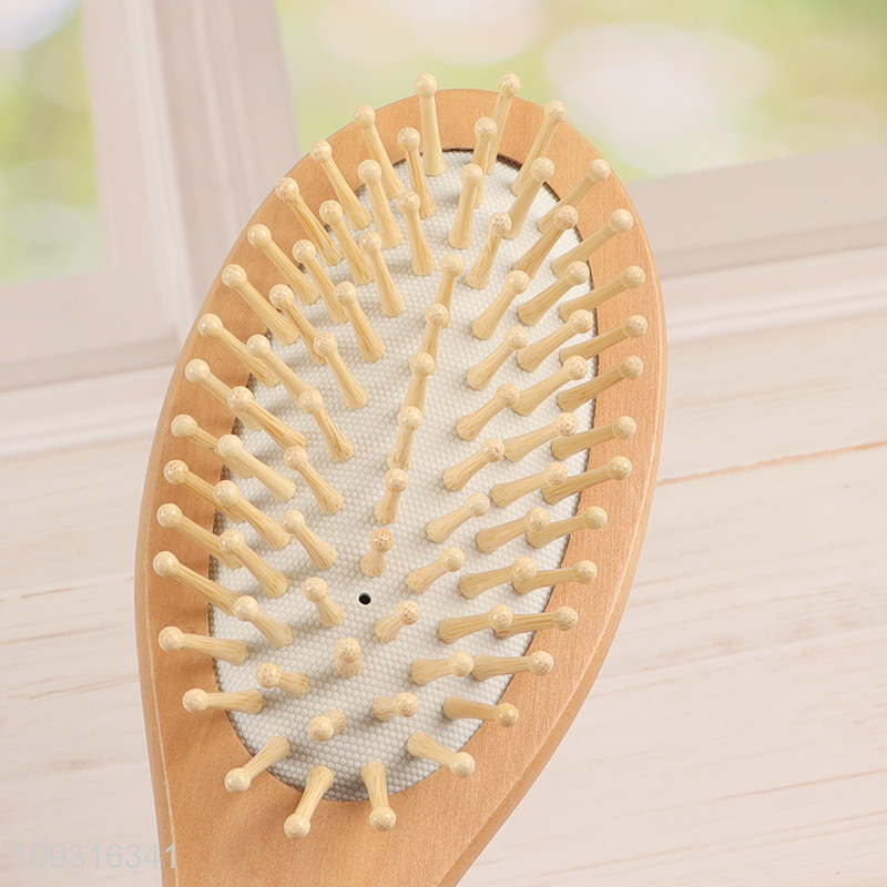 China products wooden wide teeth hair comb hair brush