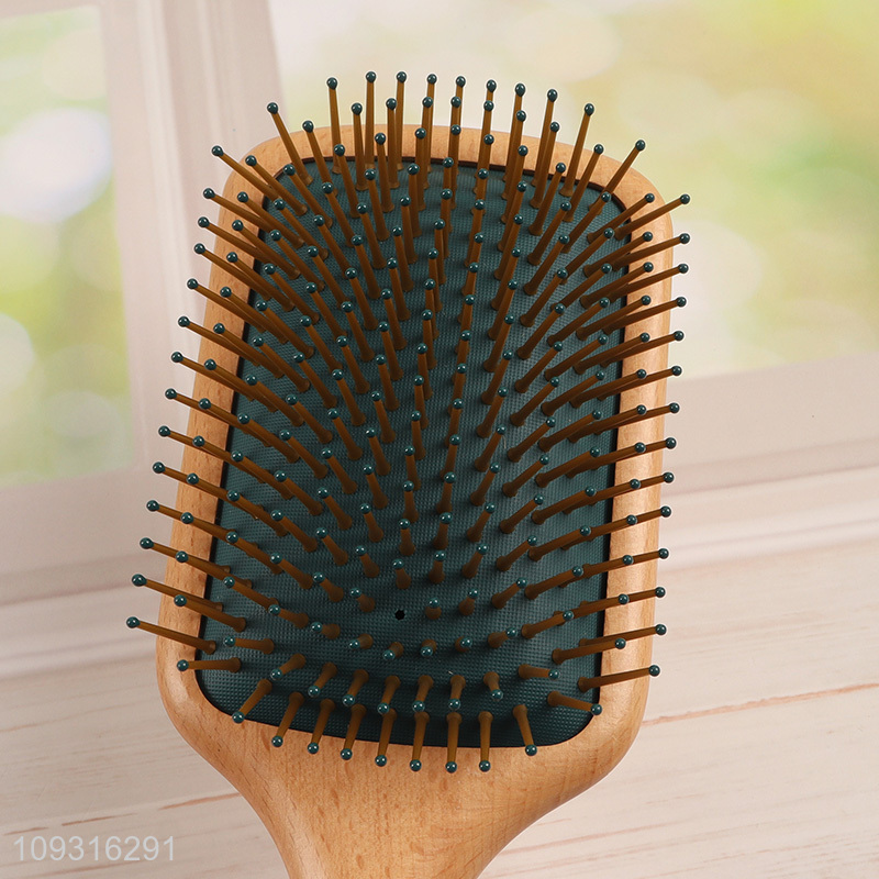 Top quality rectangle massage hair comb hair brush