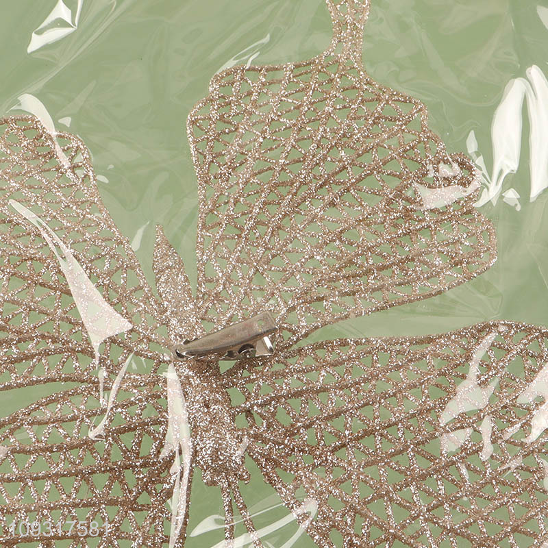 Factory wholesale butterfly shape christmas hanging ornament