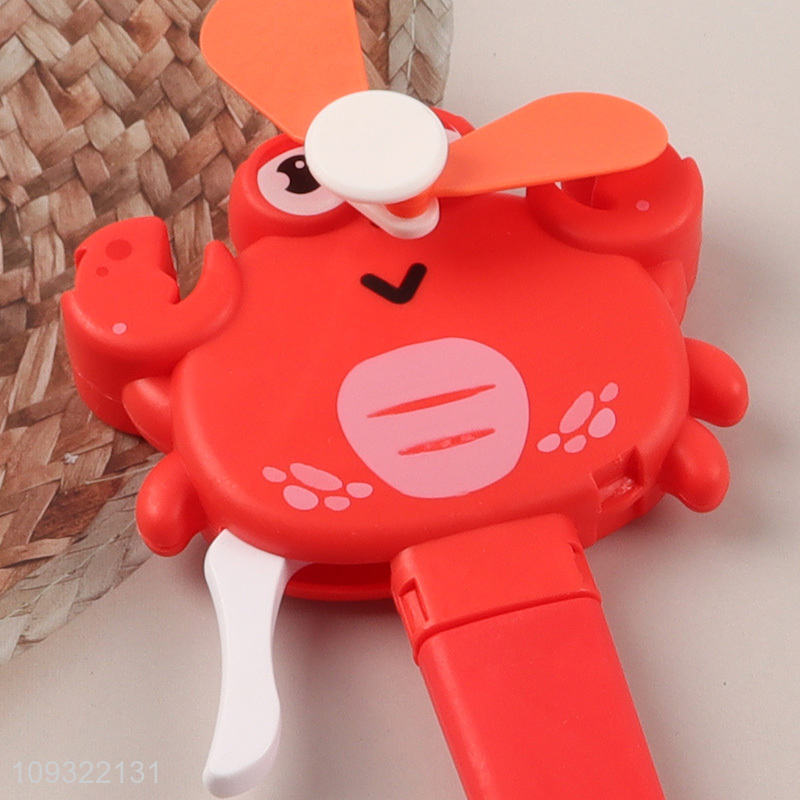 Hot selling multicolor cartoon handheld press fan