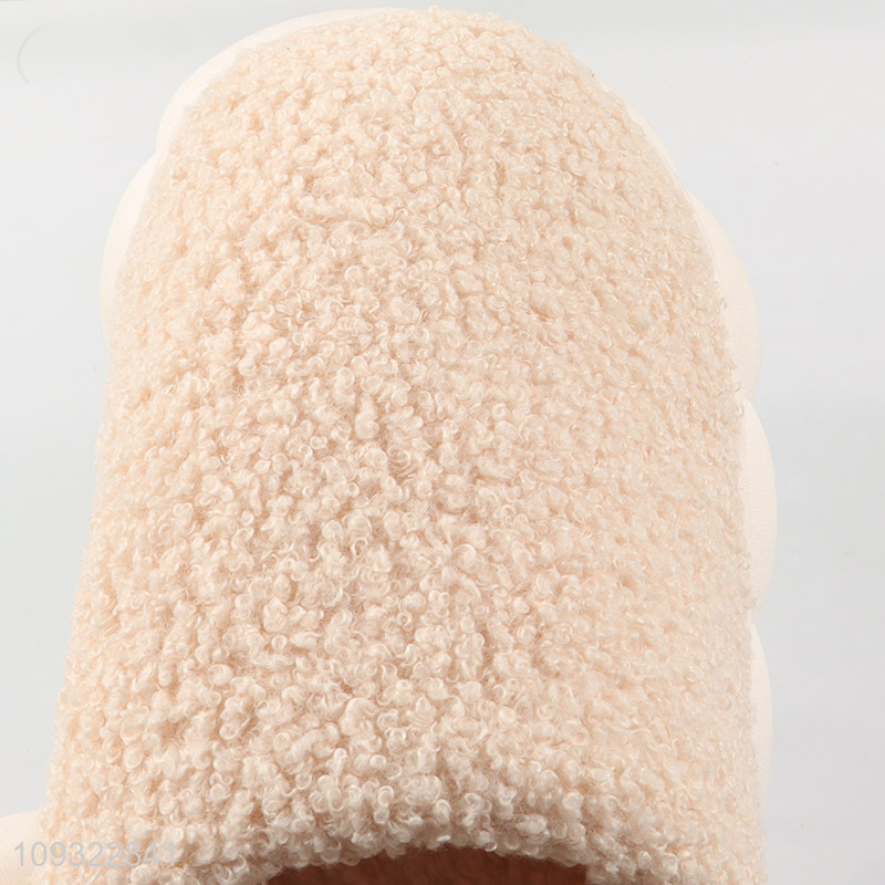 Good sale winter home slipper polyester slippers