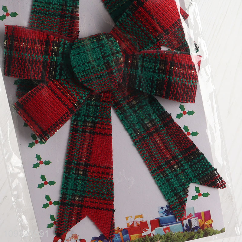 Most popular bowknot Christmas hanging ornament decoration