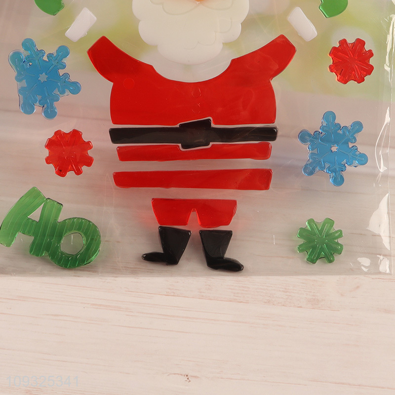 Factory supply tpr Christmas sticker window sticker