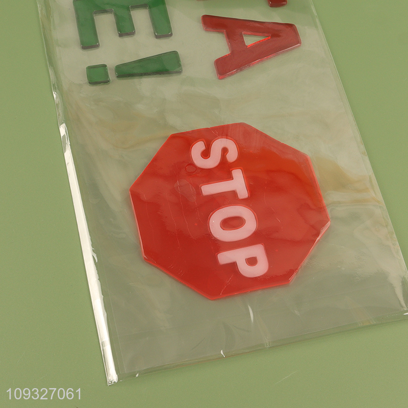 Yiwu market tpr Christmas sticker window sticker