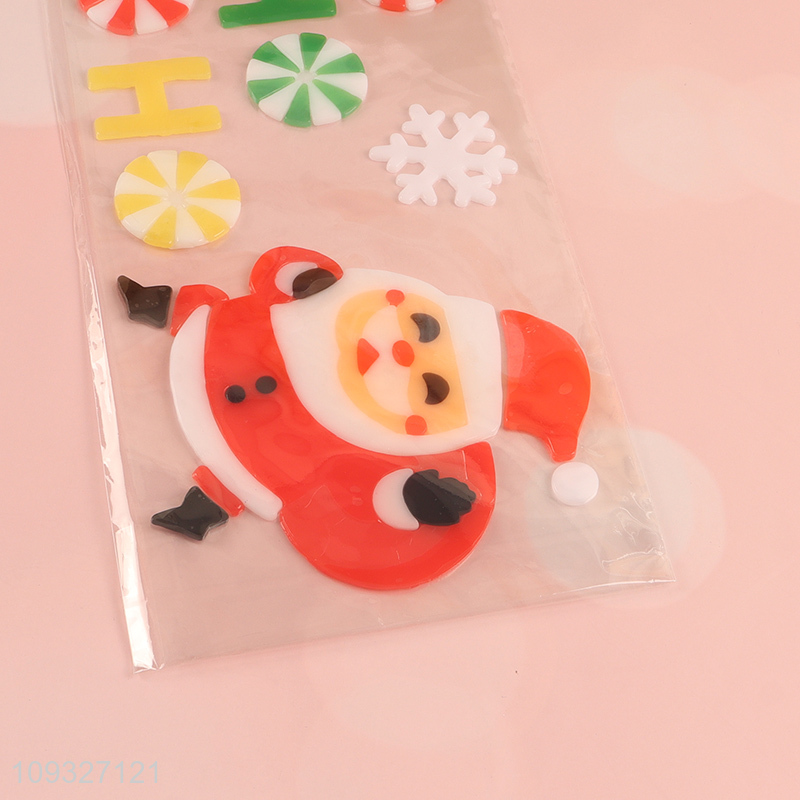 Online wholesale tpr Christmas sticker window sticker