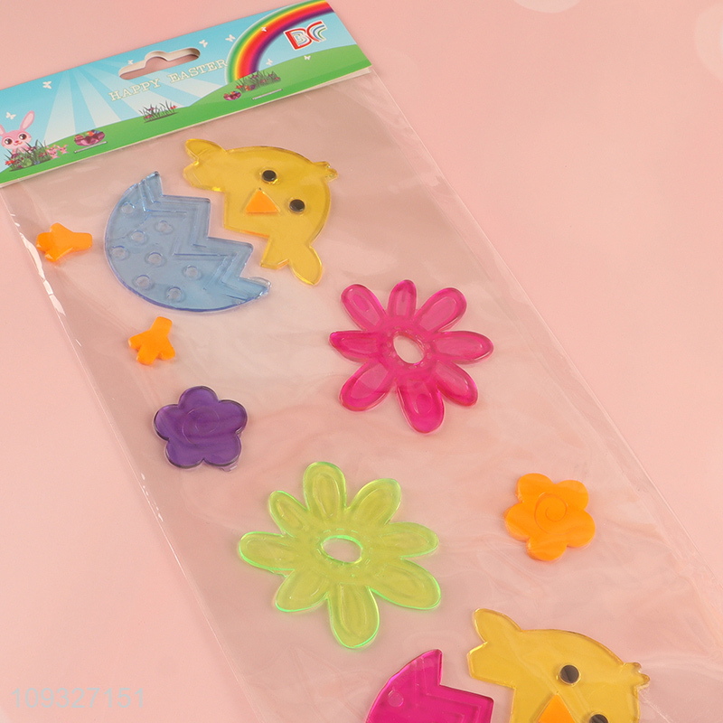 Top selling tpr Easter window decoration window sticker