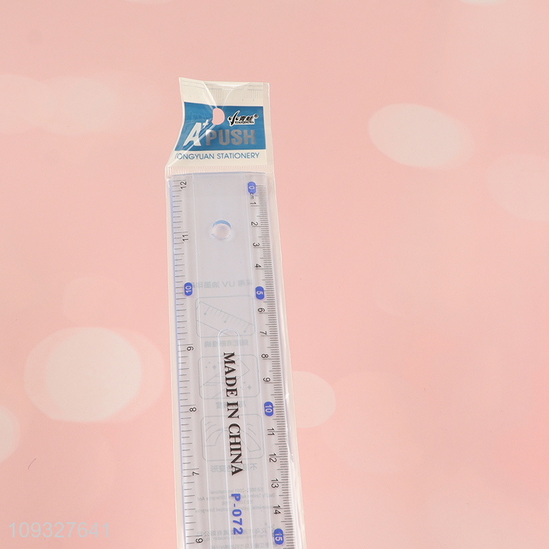 Hot products 30cm plastic ruler straight ruler