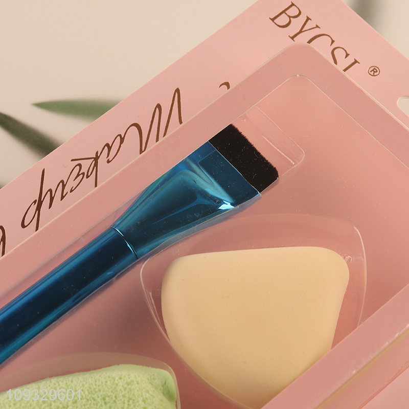Most popular foundation brush and makeup sponge set