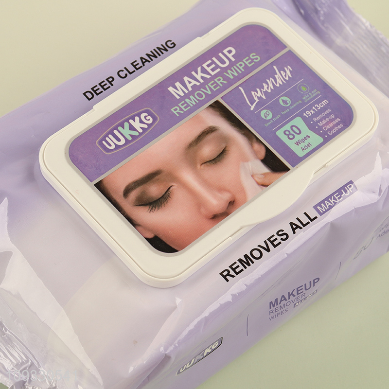 Good selling deep cleaning makeup removal wipes