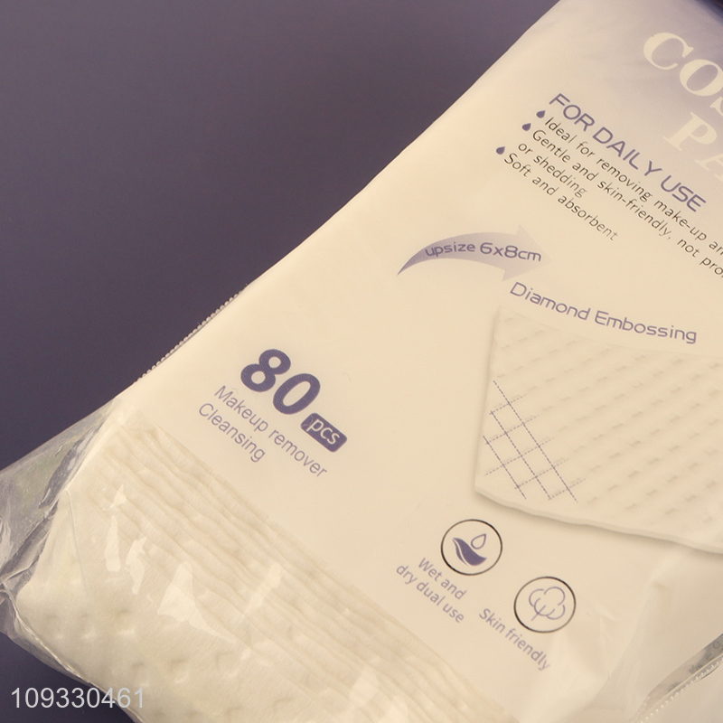 High quality soft cotton pad makeup cotton