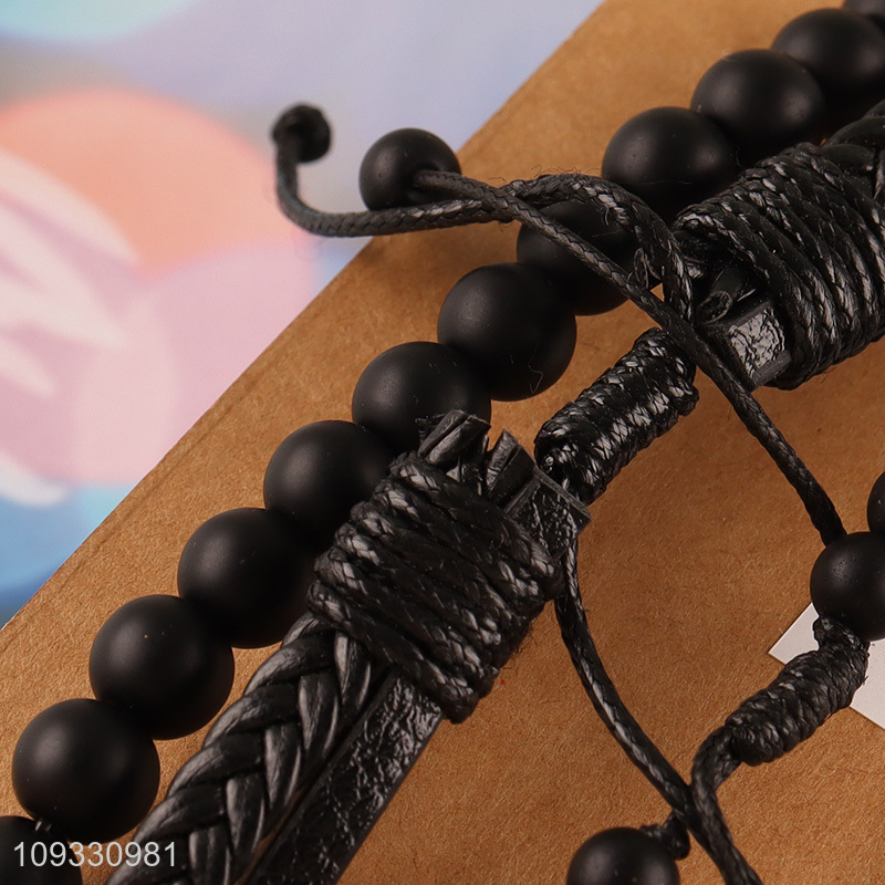 Good selling men women fashion jewelry beads bracelet