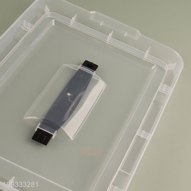 Hot selling large capacity clear storage bin