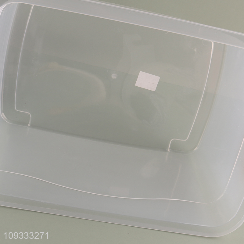 Good quality clear storage bin with handle
