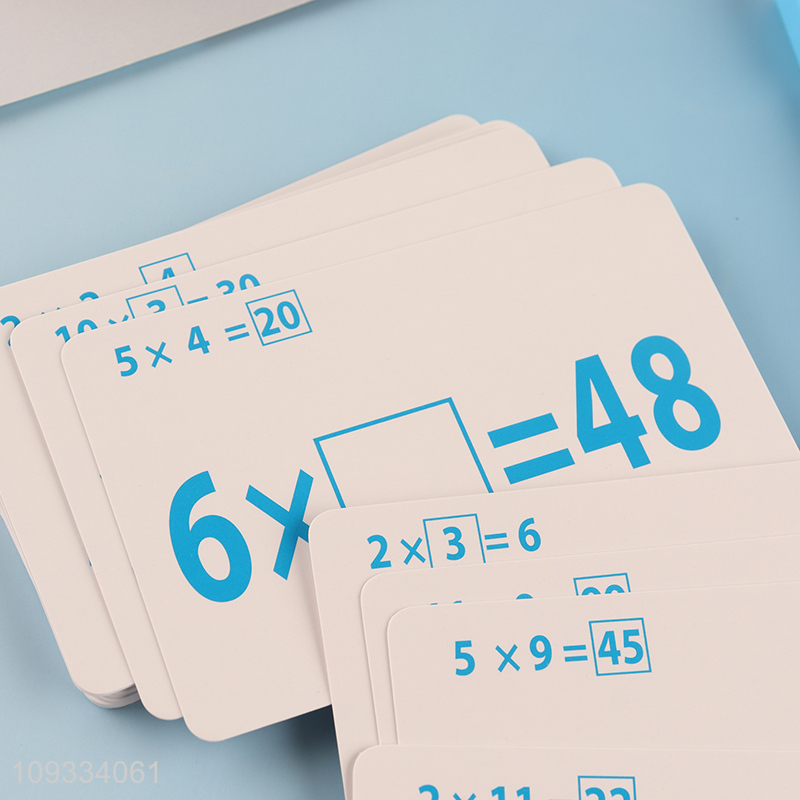 Hot selling mathematical flash multiplication cards