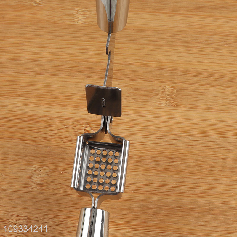 Good quality kitchen gadget garlic press for sale