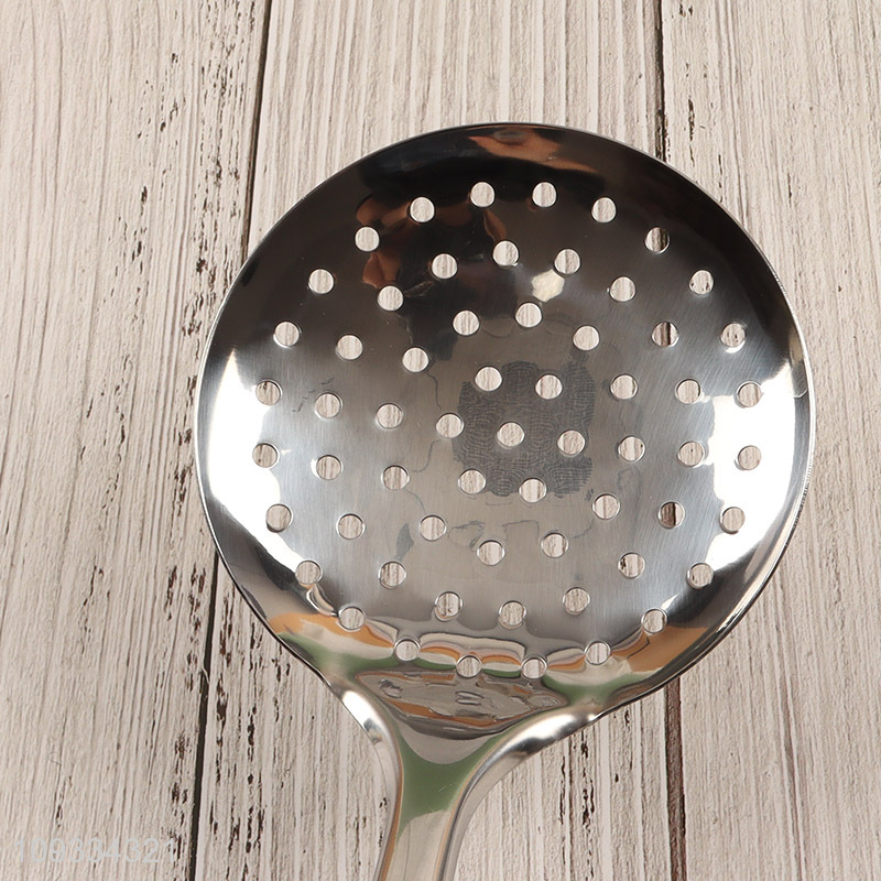 Hot products long handle kitchen utensil strainer filter