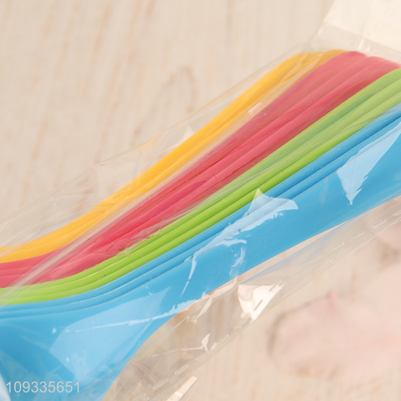 Low price 12-piece spoons plastic spoon set