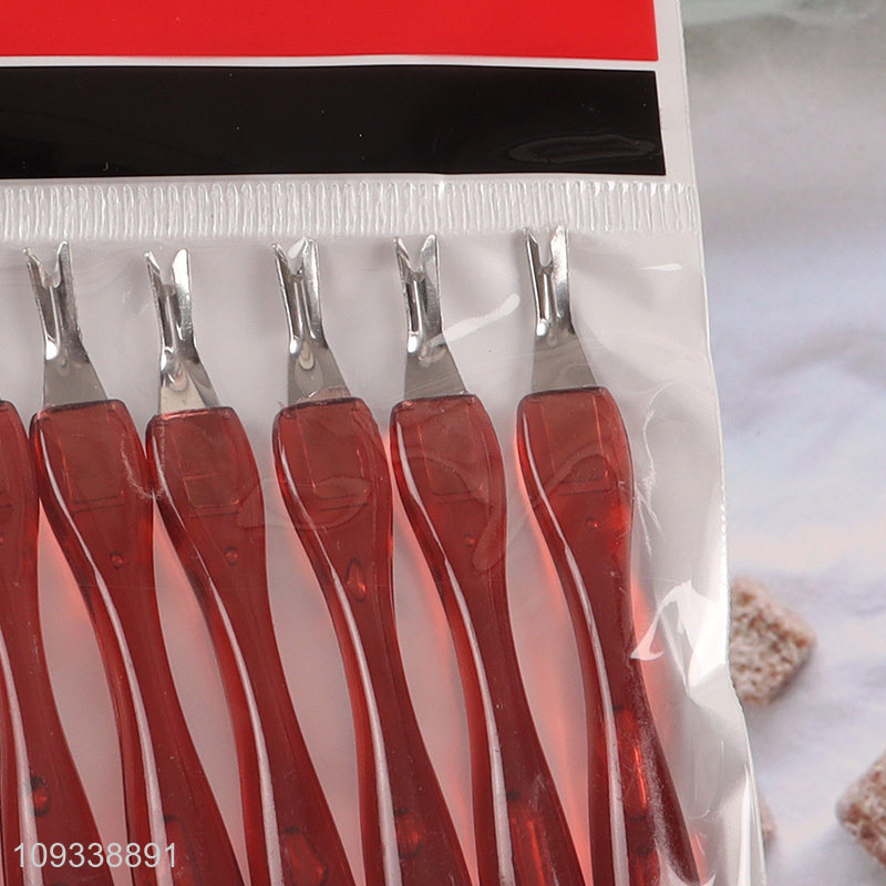 Low price professional nail care supplies cuticle pusher