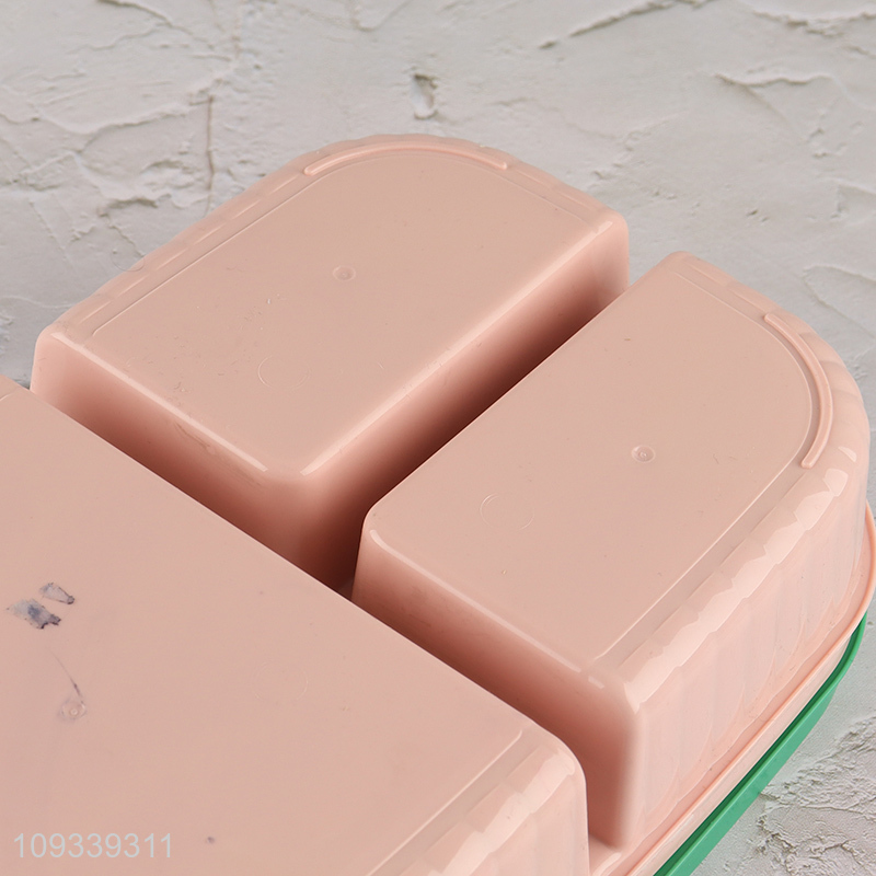 Top quality plastic divided food container storage box