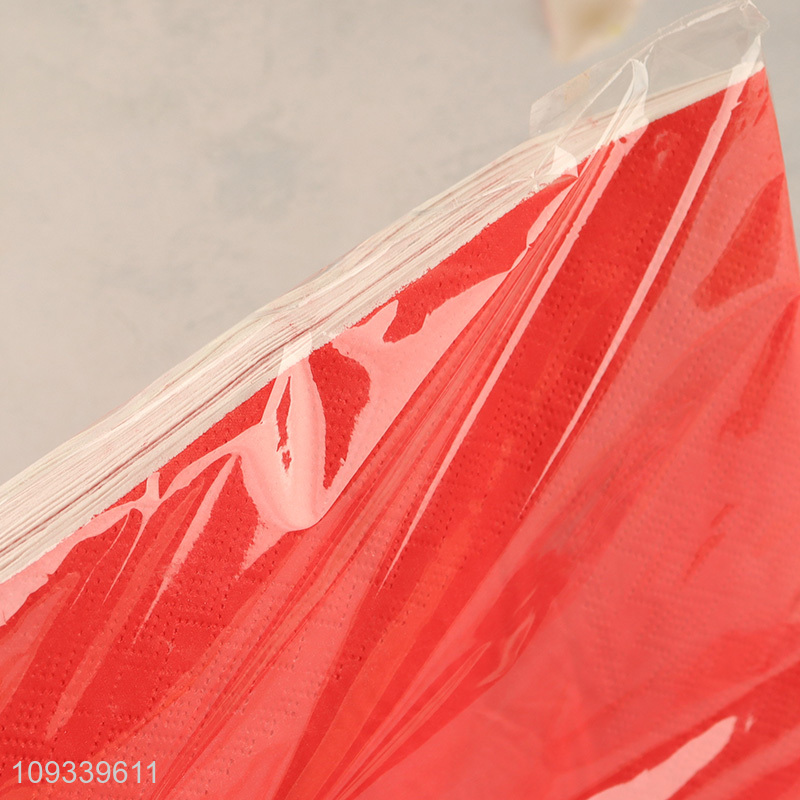 Good selling red home restaurant paper napkin