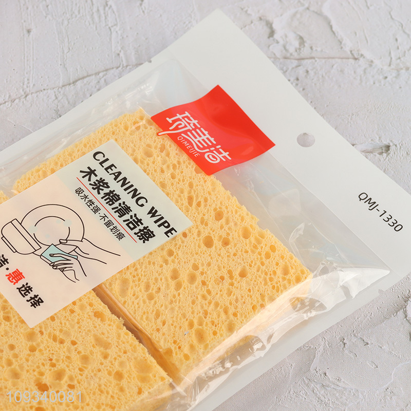 Most popular 2pcs kitchen dish washing cleaning sponge