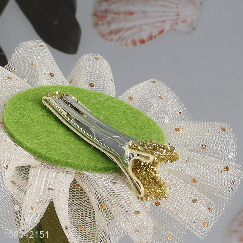 China factory tulle skirt hat hair clip
