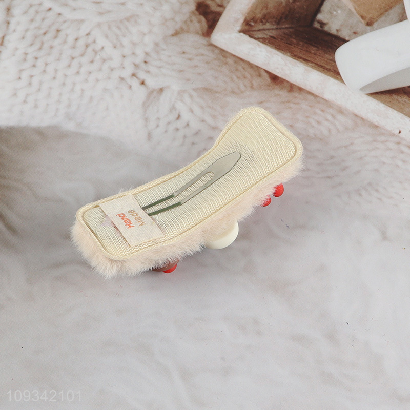 Low price plush bb clip for Christmas