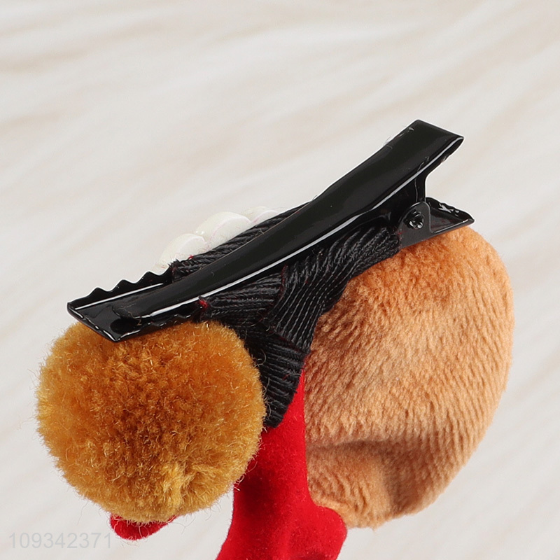 Best quality resin Christmas hair clip for sale