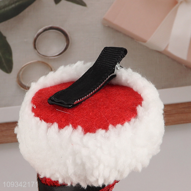 New product Christmas hat hair clips