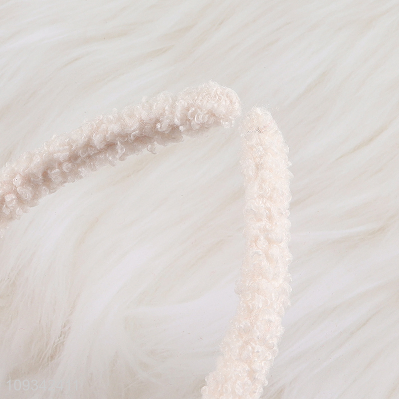 Yiwu market  leather antler hair hoop for sale