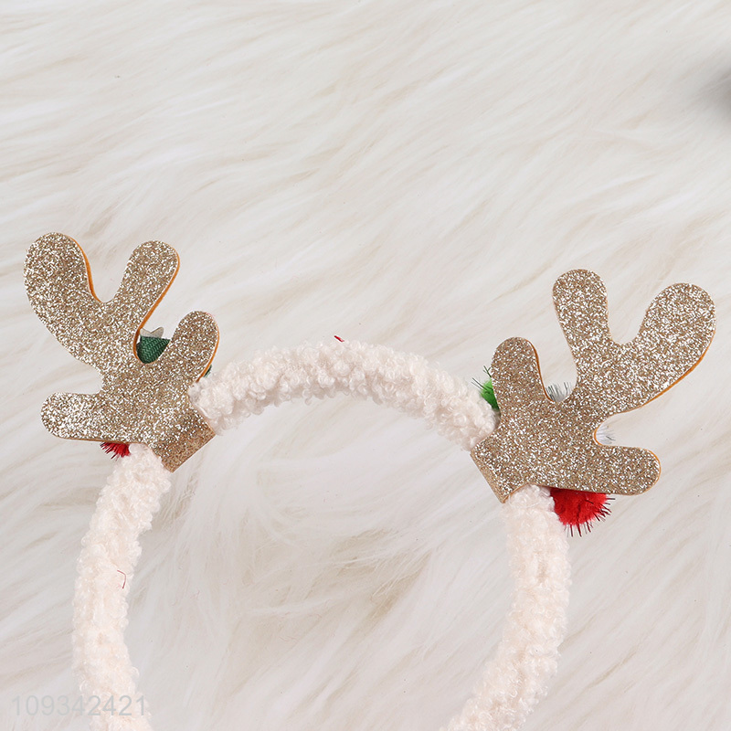 Hot sale glitter-dusted antler hair hoop