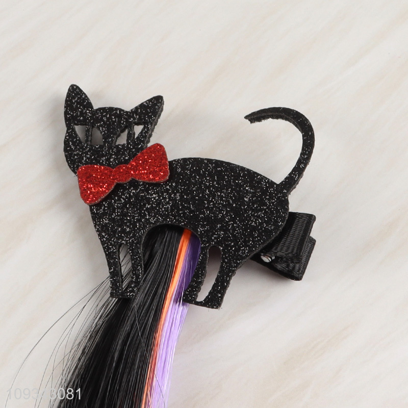 Best selling halloween hair clip with colorful hair