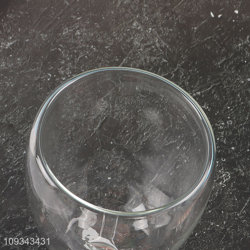 Low price glass water cup drinking cup with handle