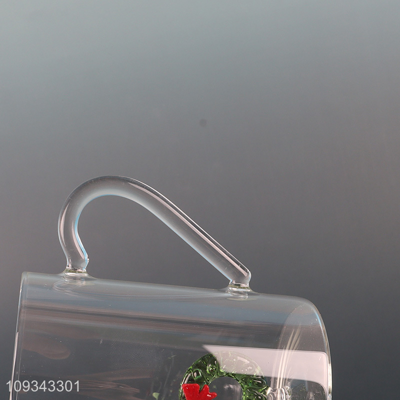 Most popular Christmas glass water cup drinking cup
