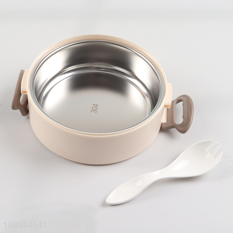 China products round double-layer stainless steel lunch box