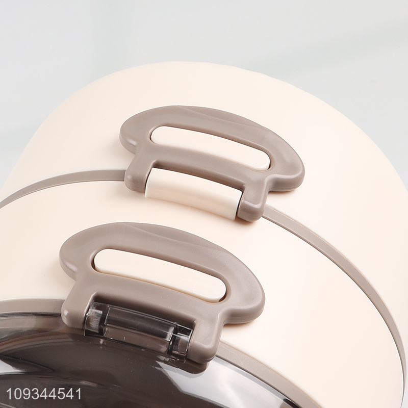 China products round double-layer stainless steel lunch box