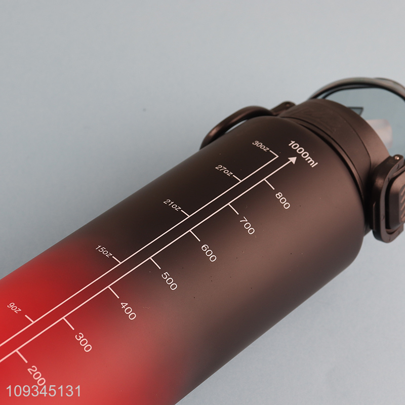 Low price 1000ml plastic water bottle sports drinking bottle