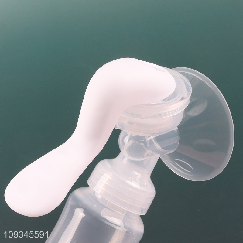 Factory price 150ml manual massage breast pump