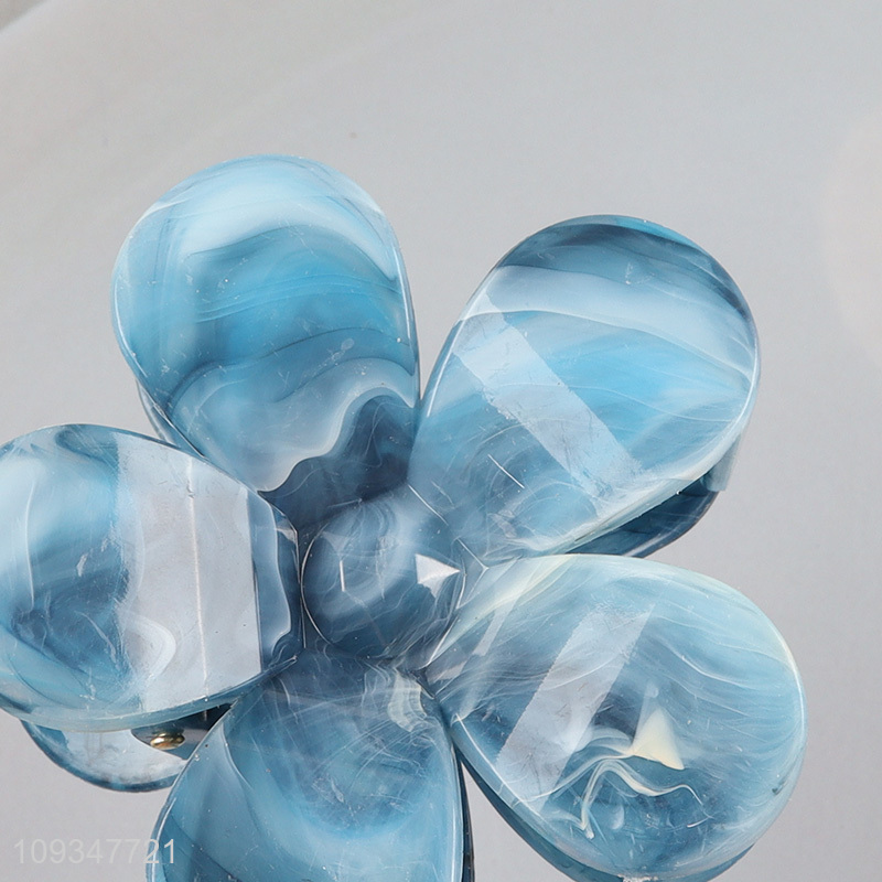 Hot products flower shape hair claw clips hair decoration