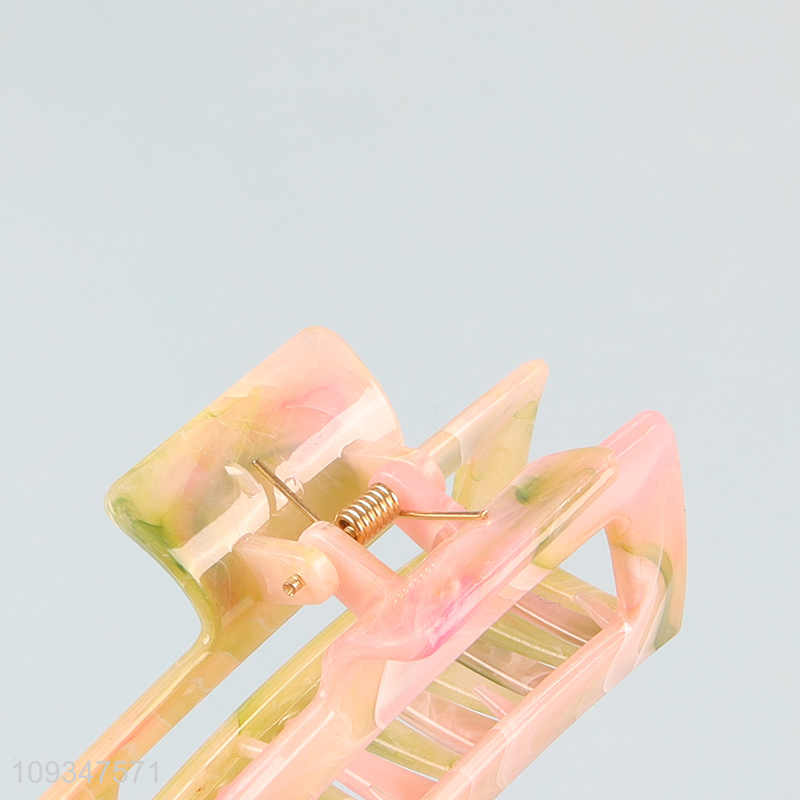 China factory rectangle hair claw clips hair accessories for sale