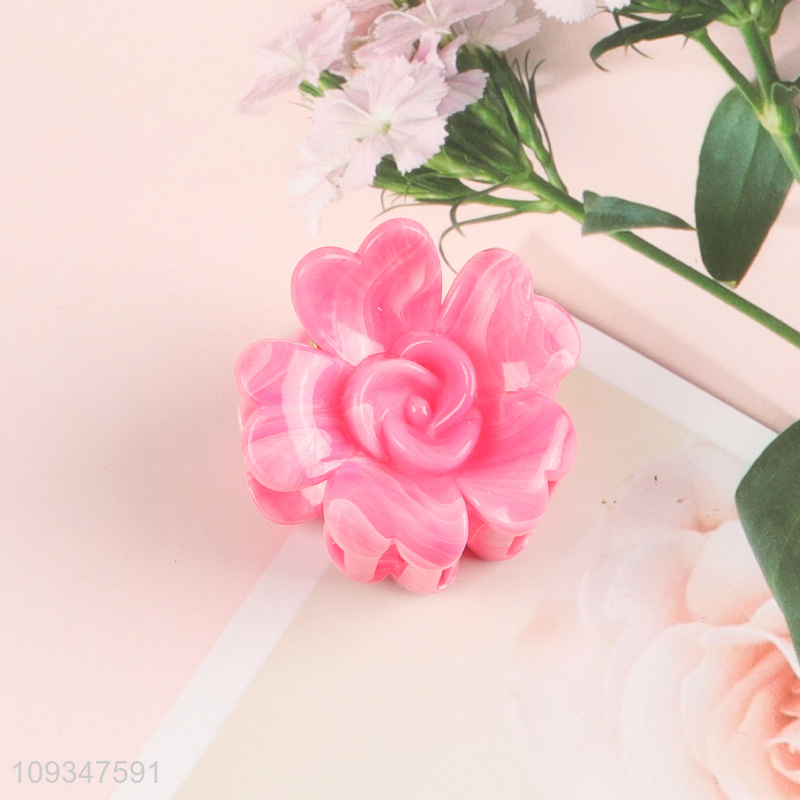 New product flower shape hair claw clips hair accessories